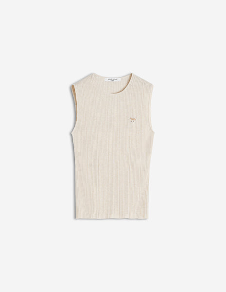 BABY FOX FINE RIB KNITTED TOP