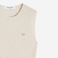 BABY FOX FINE RIB KNITTED TOP