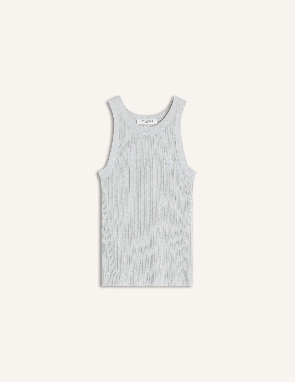 BABY FOX FINE RIB KNITTED TANK TOP