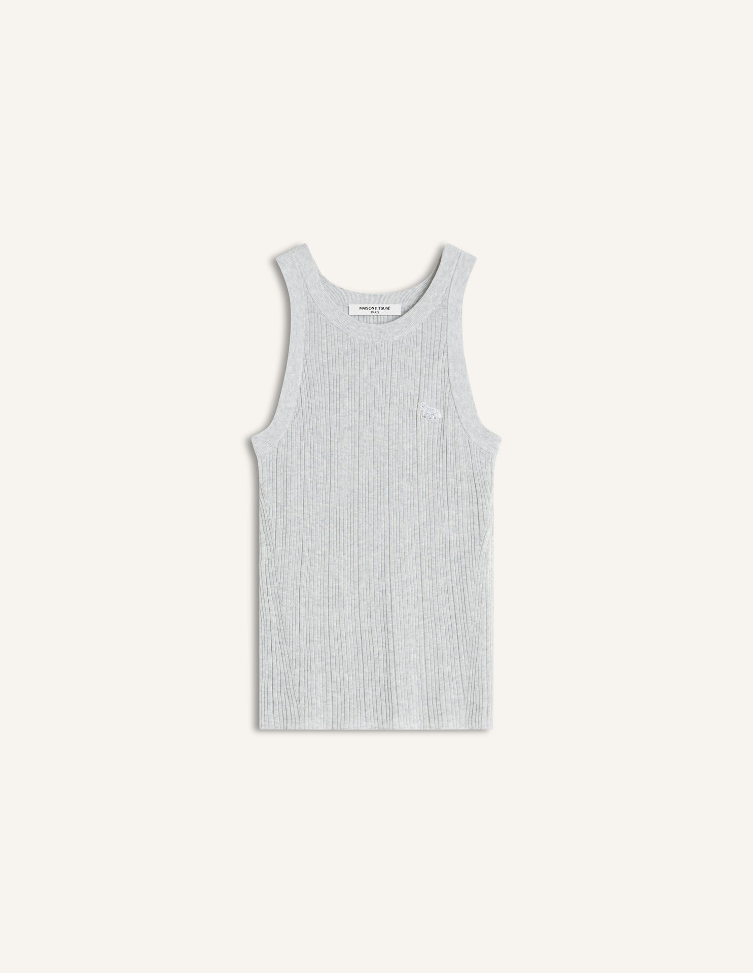 BABY FOX FINE RIB KNITTED TANK TOP