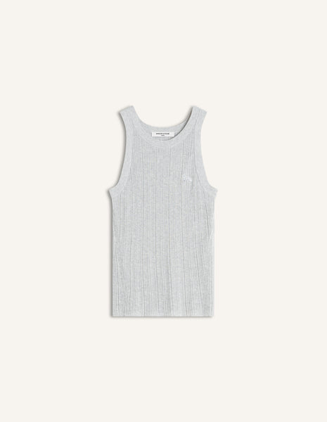 BABY FOX FINE RIB KNITTED TANK TOP