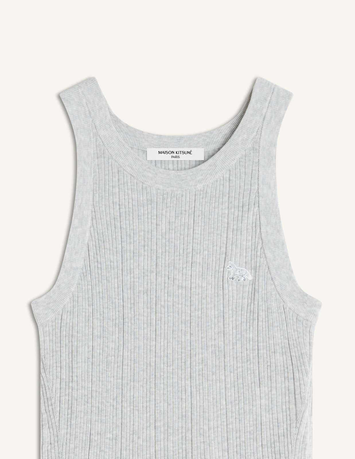 BABY FOX FINE RIB KNITTED TANK TOP