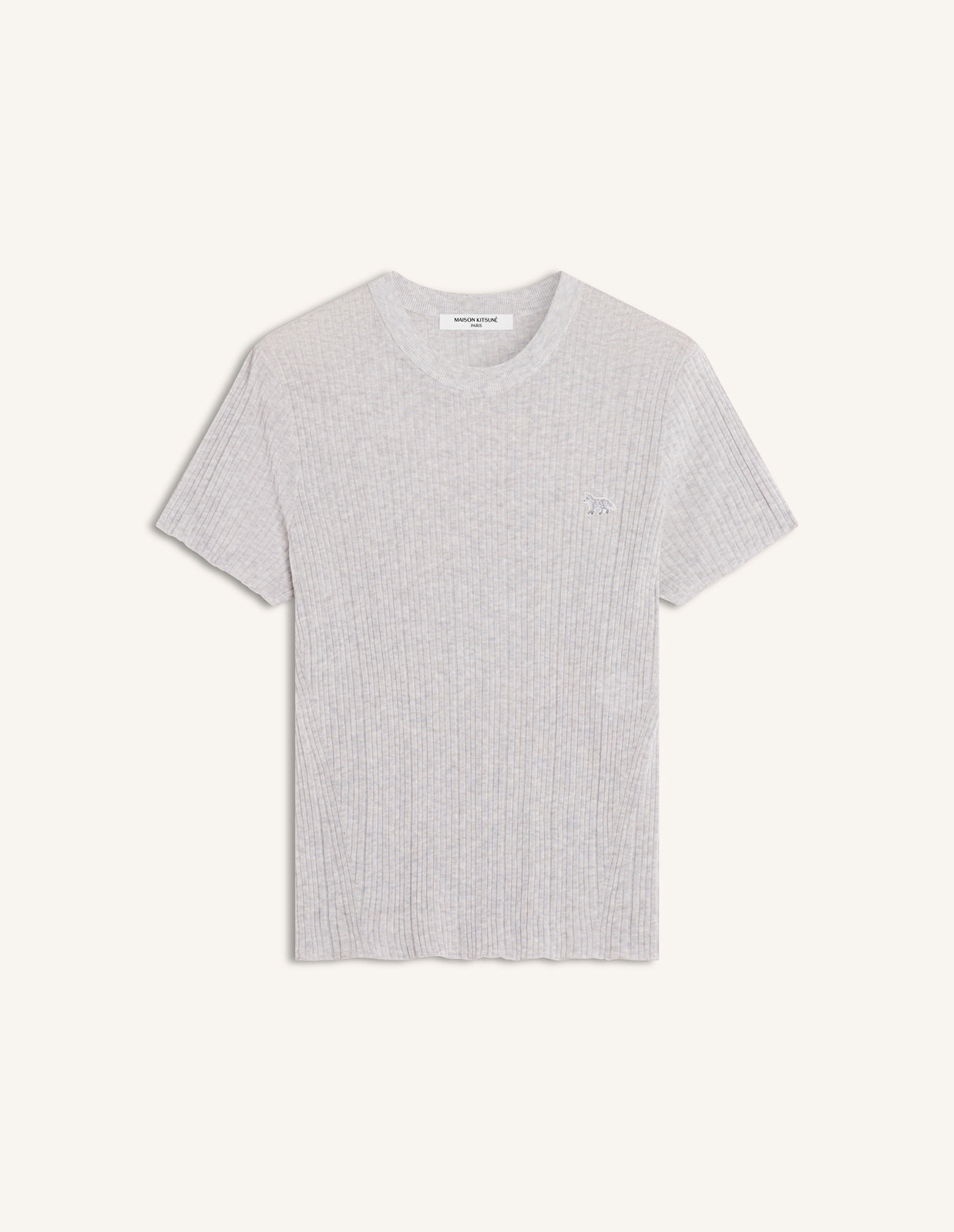 BABY FOX FINE RIB KNITTED TEE-SHIRT