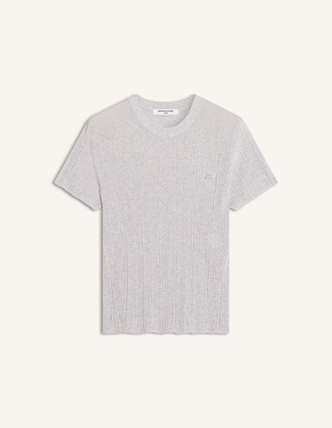 BABY FOX FINE RIB KNITTED TEE-SHIRT