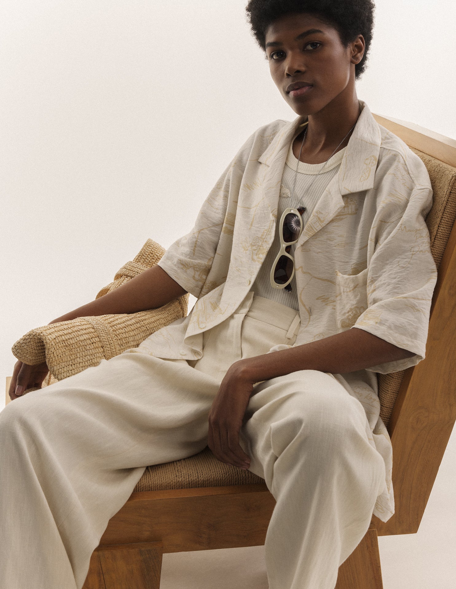 TAILORED PLEATED PANTS