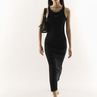 MAISON KITSUNÉ PARIS RIBBED TANK DRESS