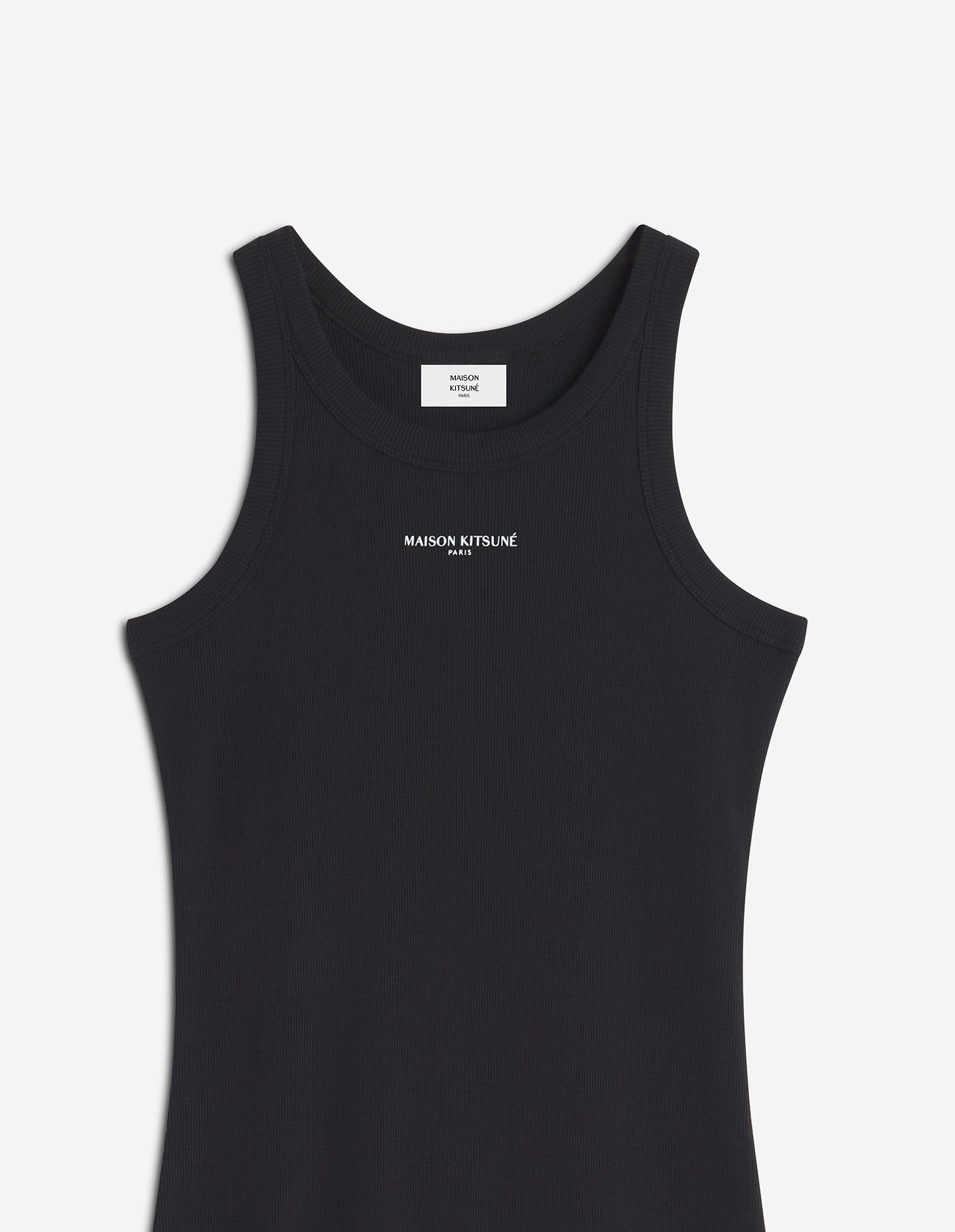 MAISON KITSUNÉ PARIS RIBBED TANK DRESS