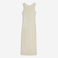 NATURAL BABY FOX RIBBED TANK DRESS