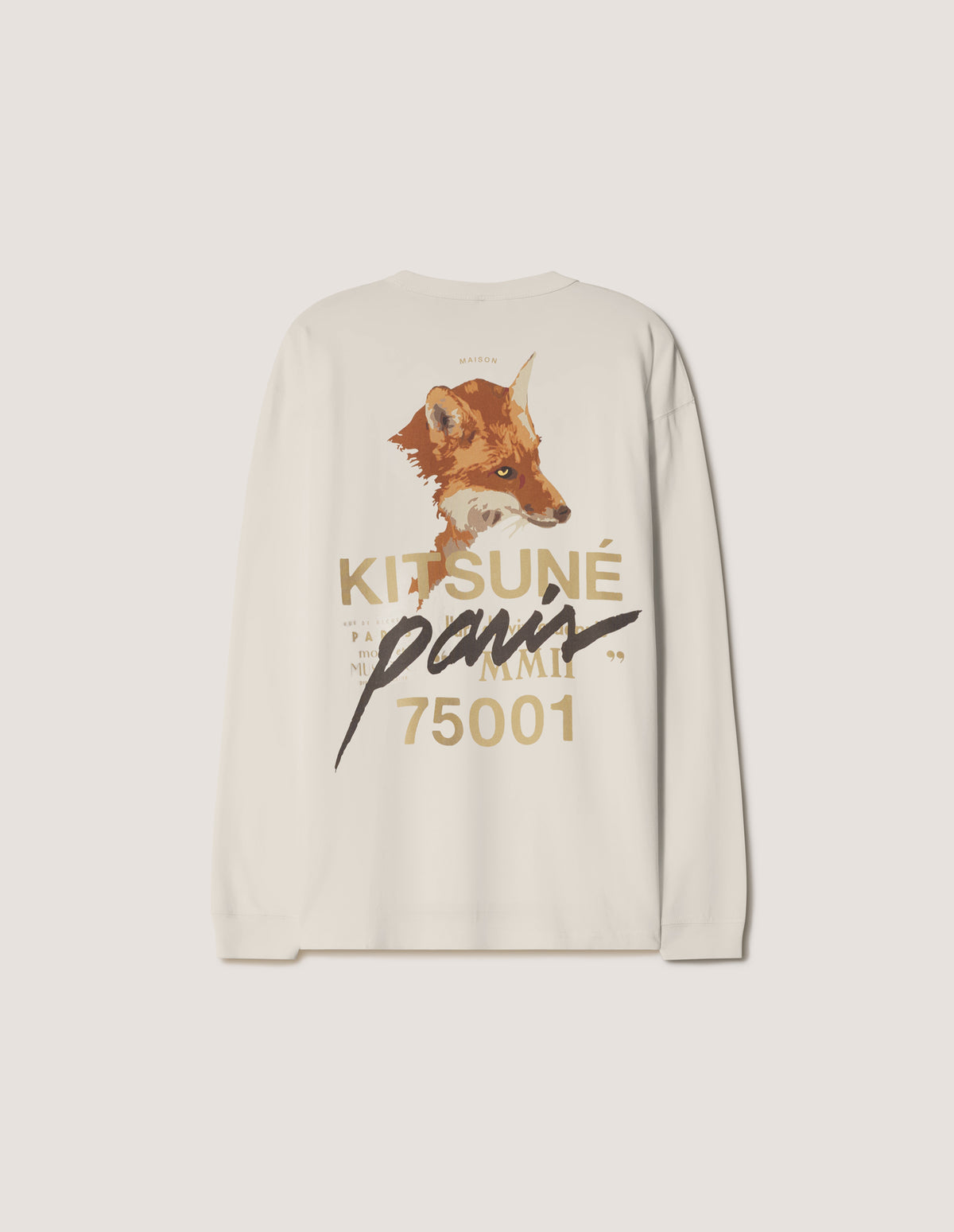 MMII FOX HEAD OVERSIZE LONG SLEEVE TEE-SHIRT