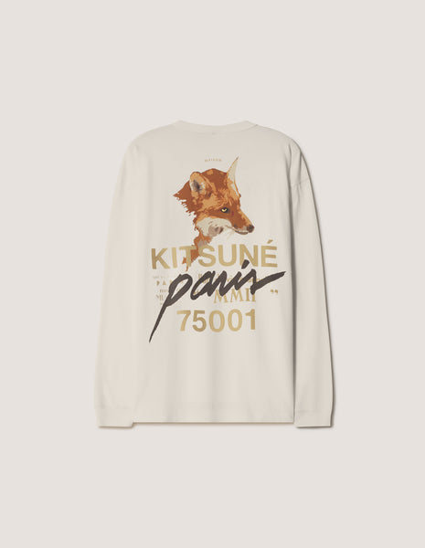MMII FOX HEAD OVERSIZE LONG SLEEVE TEE-SHIRT
