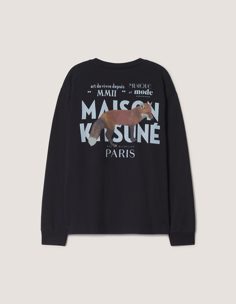 MMII PROFILE FOX OVERSIZE LONG SLEEVE TEE-SHIRT