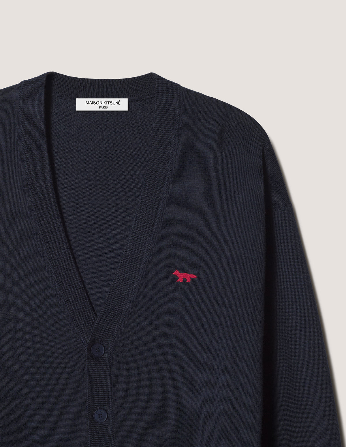 RED PROFILE FOX COMFORT CARDIGAN