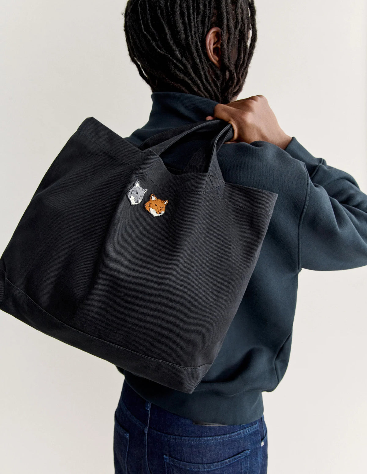 DOUBLE FOX HEAD TOTE