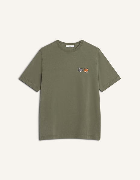 DOUBLE FOX HEAD FADED COMFORT TEE-SHIRT