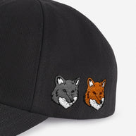 DOUBLE BOLD FOX HEAD CAP