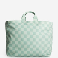 CAFE KITSUNE CHECKERBOARD MAXI TOTE BAG