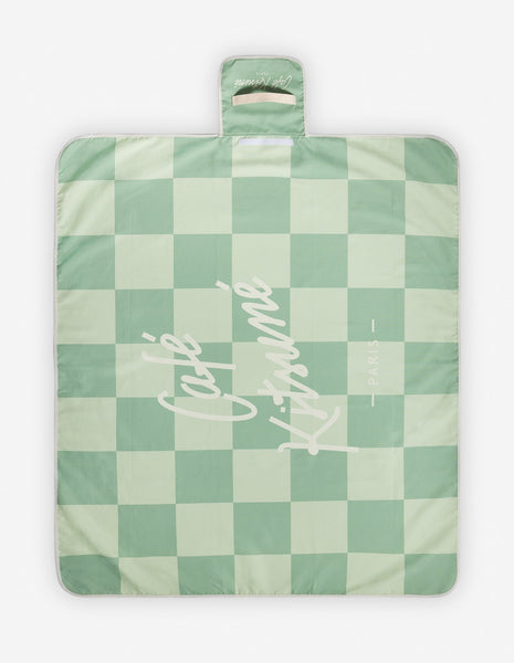 CAFE KITSUNE CHERCKERBOARD PICNIC BLANKET