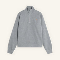 BABY FOX HALF ZIPPED SWEATSHIRT