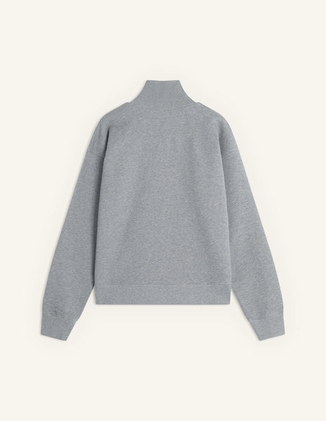BABY FOX HALF ZIPPED SWEATSHIRT