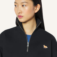 BABY FOX HALF ZIPPED SWEATSHIRT