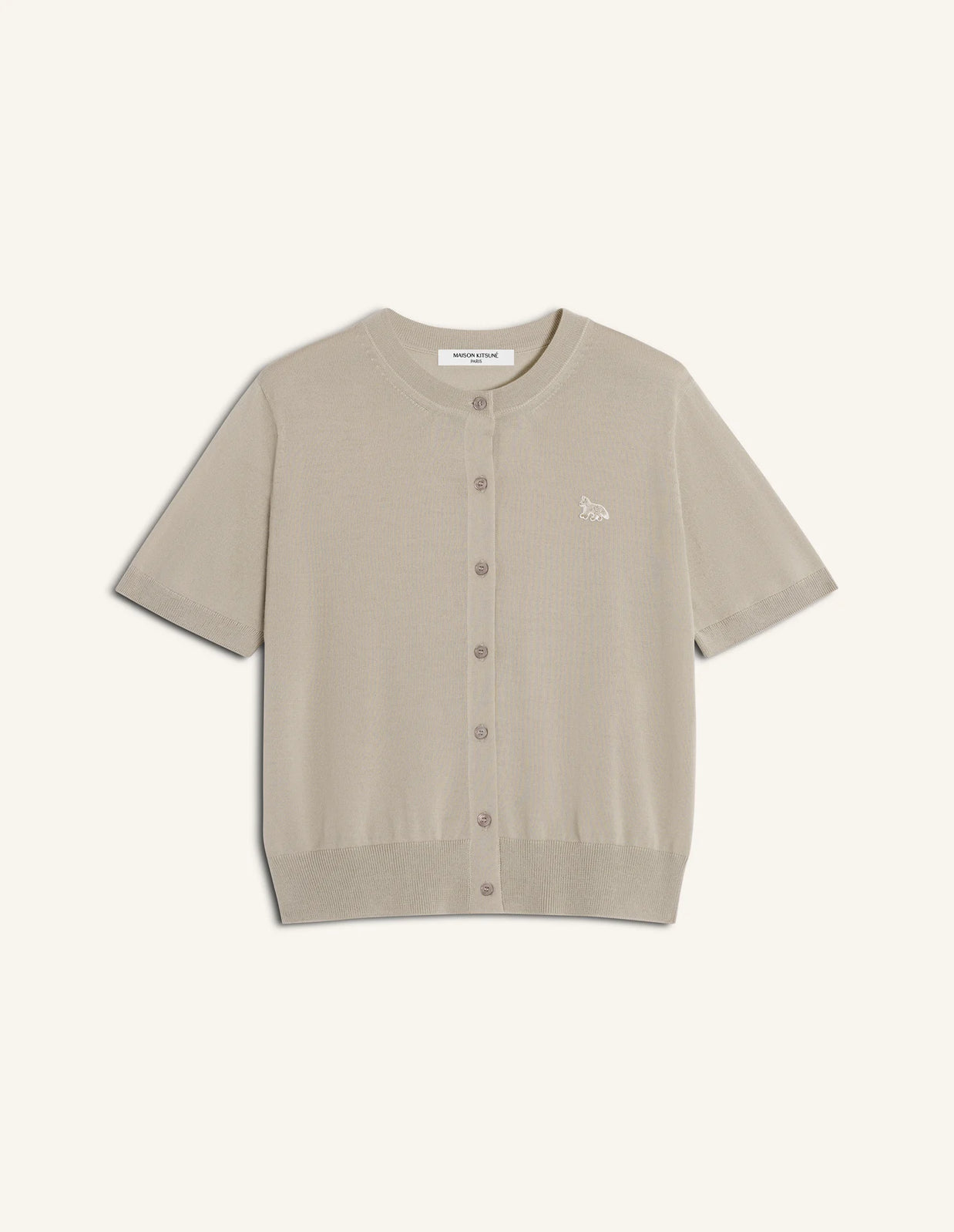 BABY FOX FINE MERINO SHORT SLEEVE CARDIGAN