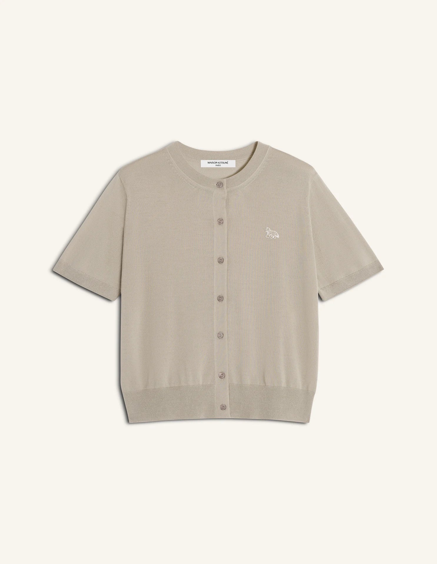 BABY FOX FINE MERINO SHORT SLEEVE CARDIGAN