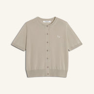 BABY FOX FINE MERINO SHORT SLEEVE CARDIGAN