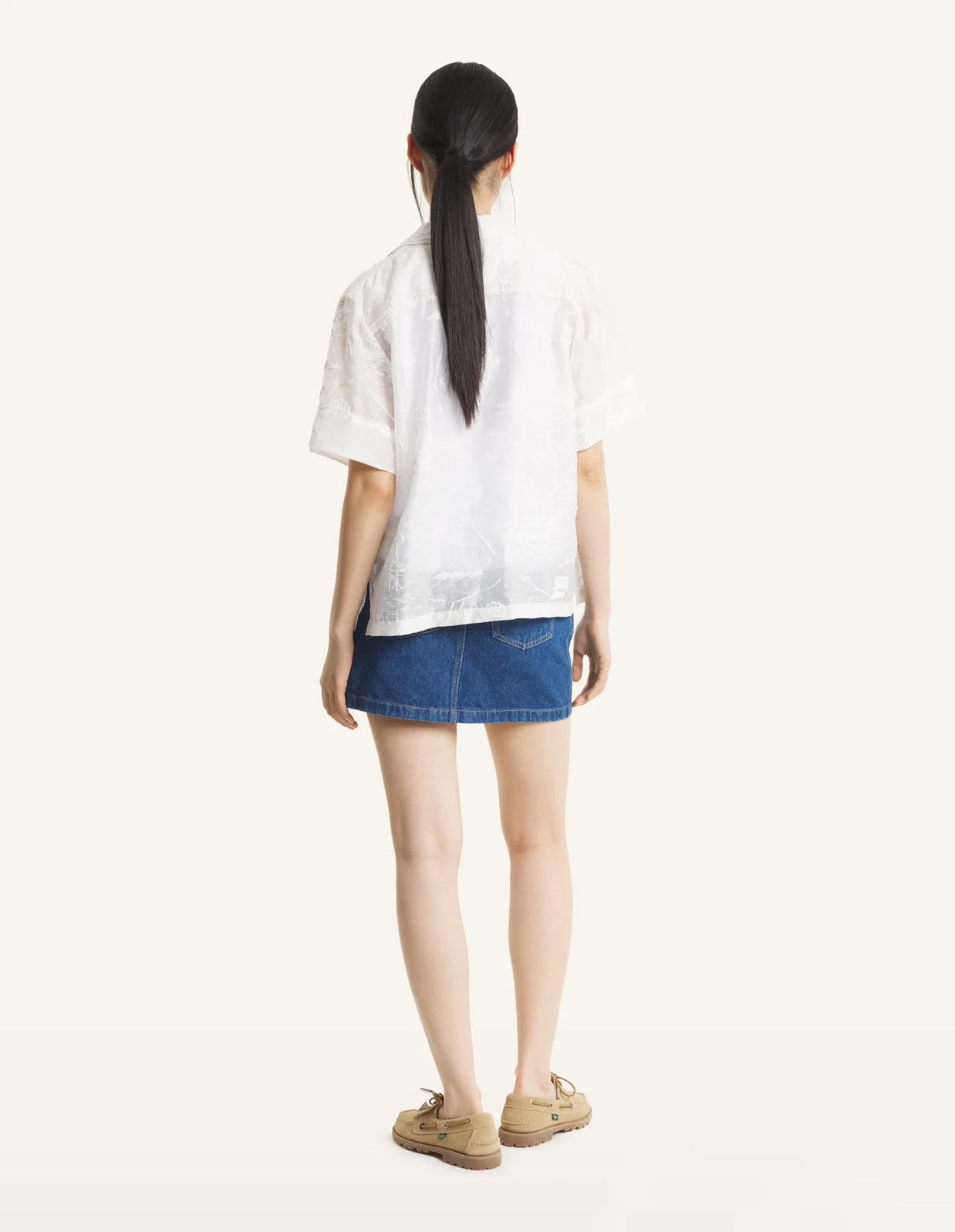 DENIM MINI SKIRT