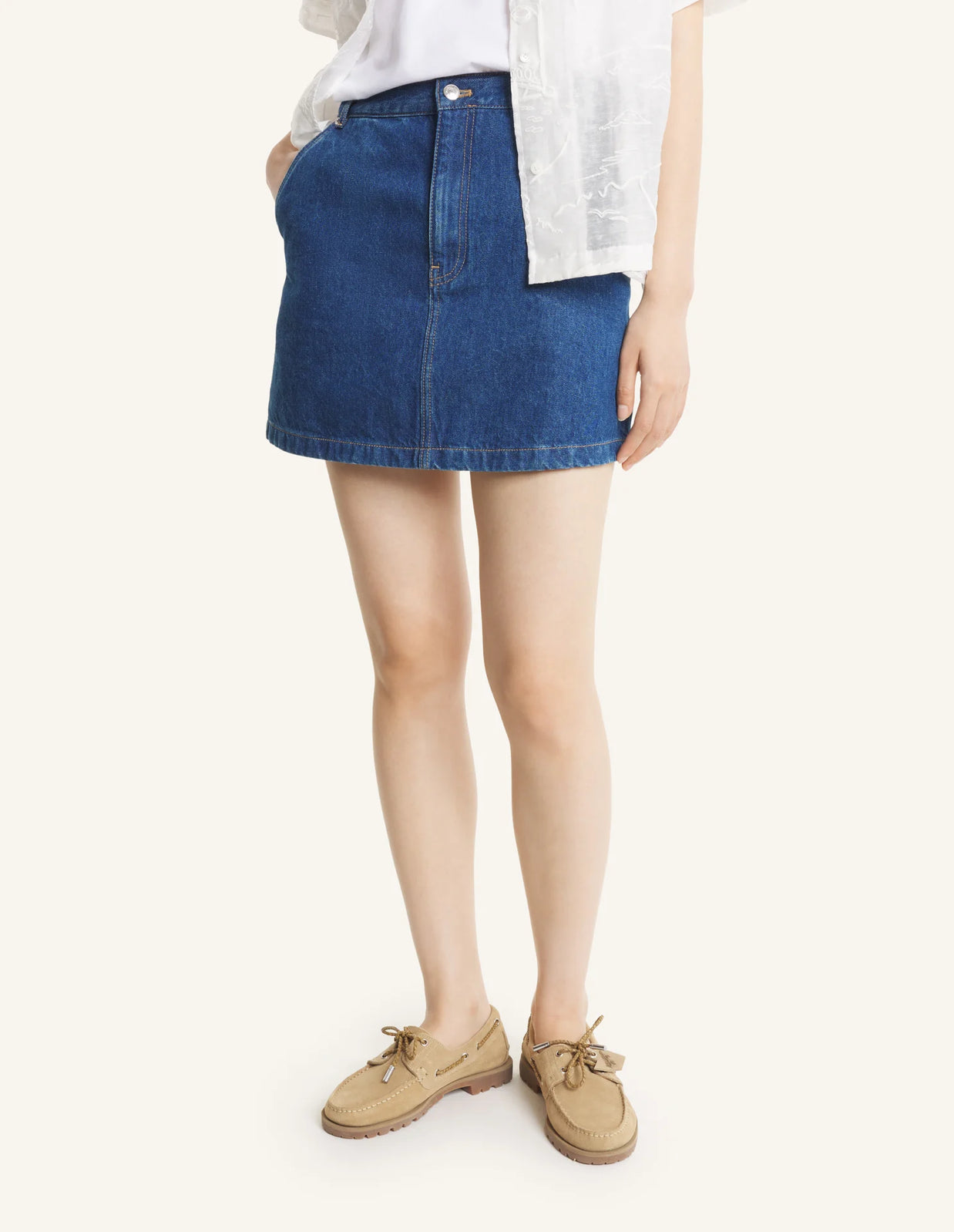 DENIM MINI SKIRT