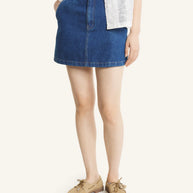 DENIM MINI SKIRT